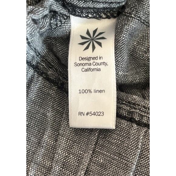 Athleta Women's Cabo Gray Linen Jogger Pants Size 2 - Picture 7 of 9